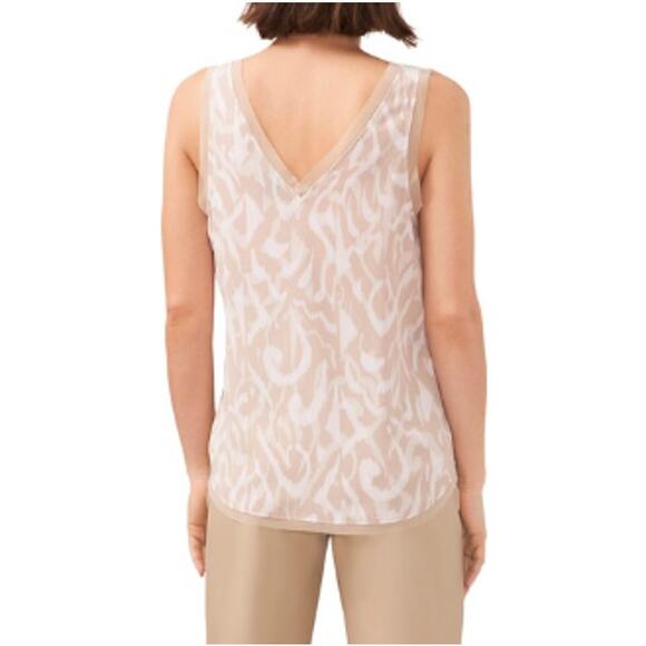 New ~ HALOGEN ~ Raw Edge Tank Top Size XXS FALL - Picture 3 of 7